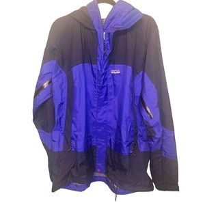 Patagonia Windbreaker Waterproof Snow Rain Hooded Vented Coat Jacket Large